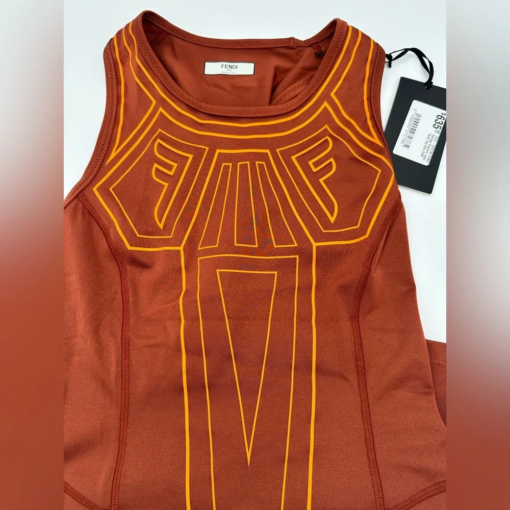 FENDI Graphic Logo Tank - Picture 2 of 8